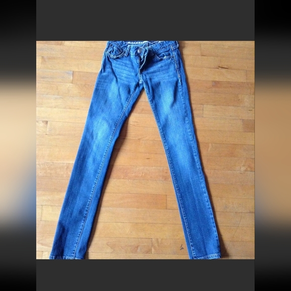Rue 21 Girls Jeans Size 0/1 Medium Datk Wash Slim/ Skinny - Picture 2 of 10